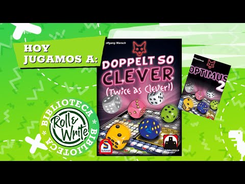 Hoy Jugamos a Optimus 2 - Doppelt So Clever en castellano (Juego de Mesa Roll & Write ) Partida