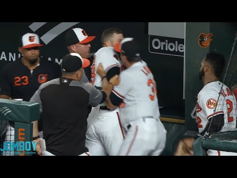 Chris Davis and Brandon Hyde go at each other in the dugout, a breakdown