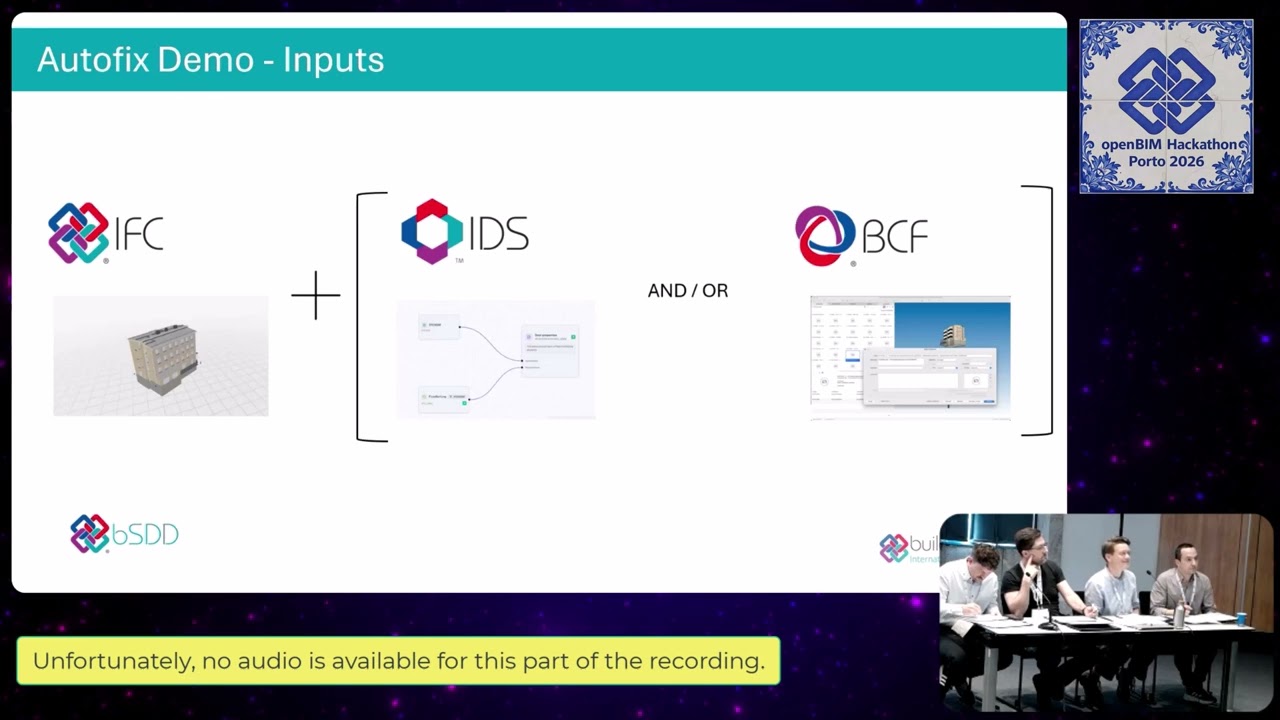 openBIM Hackathon, Porto 2026 - team: 