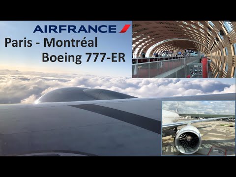 Paris - Montréal sur Boeing 777-300ER avec Air France [classe économique]