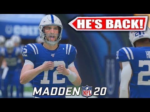 ANDREW LUCK COMES OUT OF RETIREMENT - Madden 20 Career Mode S2 Ep 29 Daryus P