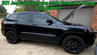 2021 Jeep Grand Cherokee Intake Removal to Change a VVL Solenoid due to Code P105c.