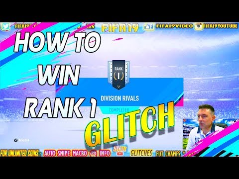 HOW TO WIN * RANK 1 * GLITCH DIVISION RIVALS Fifa 19