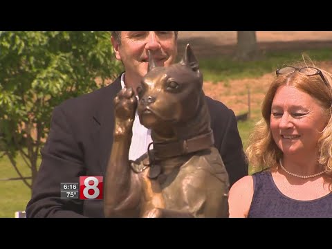 Monument honors famous WWI war dog Stubby