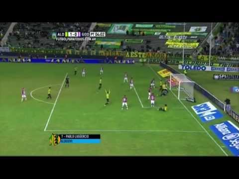 Gol de Pablo Lugüercio  Aldosivi 1-0 Godoy Cruz