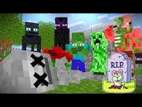 Monster School: RIP SKELETON - Minecraft Animation (Reupload)