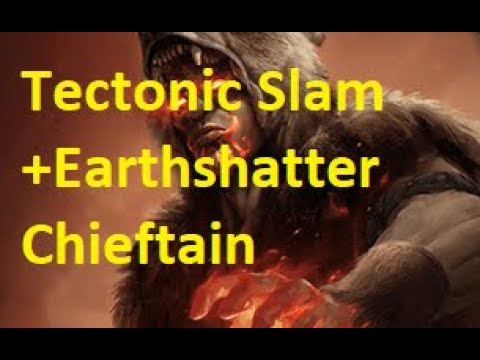 [PoE] 3.12 Best of Tectonic Slam + Earthshatter Chieftain build (tier 4, non-cluster-jewel version)