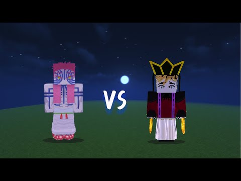 WANSUKKRI - Doma VS Akaza [Minecraft Mod Demon Slayer]