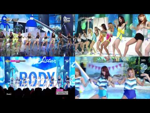 SISTAR(씨스타) "Touch My Body" 4in1