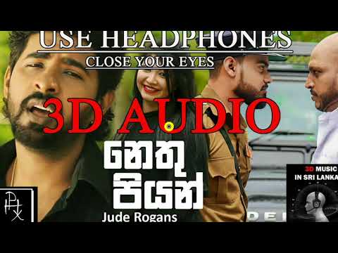 [ 3D AUDIO ]Nethu Piyan  - Jude Rogans | Chamath Sangeeth [ USE HEAFPHONES]