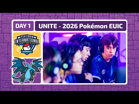 2026 EUIC Day 1 - Aeos Cup Group Stage | Pokémon UNITE Championship Series