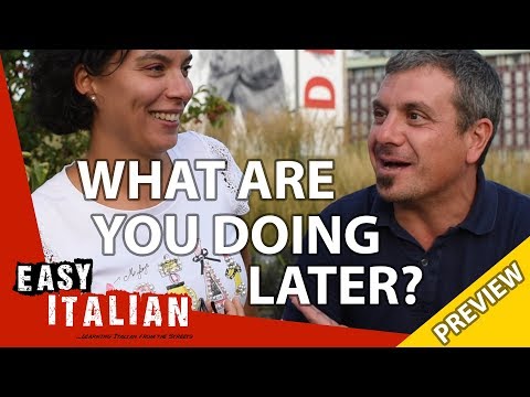 意大利人晚上做什麼？| 輕鬆意大利語 23 (What do Italians do in the evenings? | Easy Italian 23)