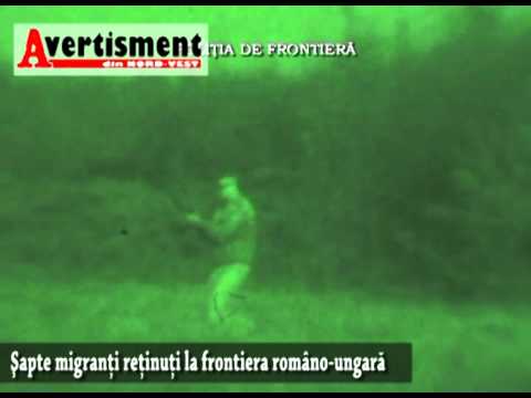 Şapte migranți reținuți la frontiera româno-ungară