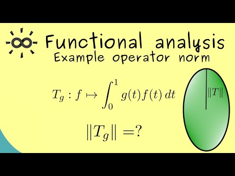 Functional Analysis Part 14 Example Operator Norm