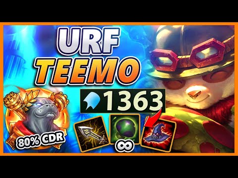 UNLIMITED MUSHROOMS THIS IS WHY TEEMO WAS BANNED IN URF - BunnyFuFuu | League of Legends