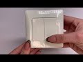 Выключатель двухклавишный VIDEX BINERA белый VF-BNSW2-W