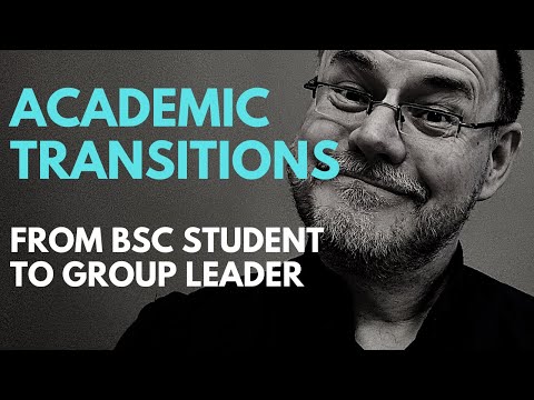 How to navigate academic transitions from BSc student to group leader/ prof. #academia #phd #phdlife