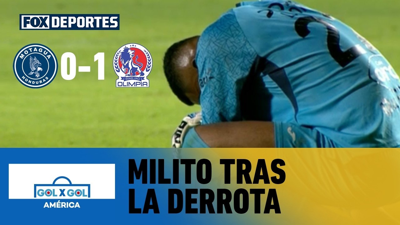 😳⚽ MOTAGUA 0-1 OLIMPIA | Motagua atraviesa un momento complicado tras dos derrotas | GolXGol
