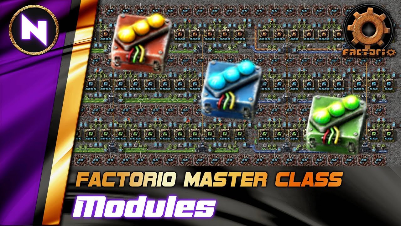 Productivity/Speed/Efficiency MODULES for Mega Basing | Factorio Tutorial/Guide/How-to