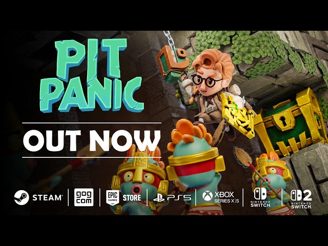 Titulný obrázok Youtube videa s názvom Pit Panic Gameplay Trailer