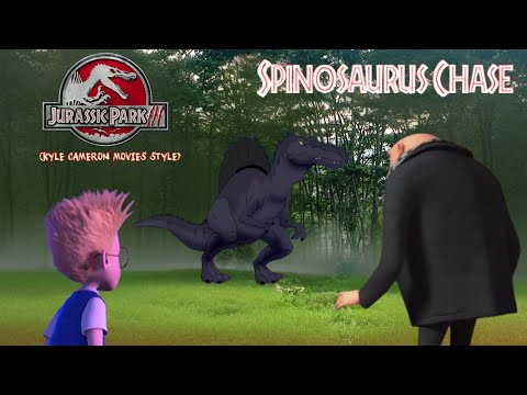 Jurassic Park III (Kyle Cameron Movies Style) Clip - The Spinosaurus Chase