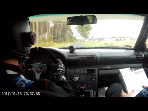 8 Rajd Koszaliński PS6 - T.Buńka/P.Kołodziej - Audi A4 Quattro 2.7 Biturbo