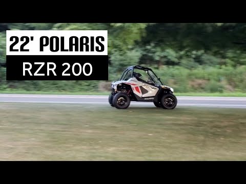 2022 Polaris RZR 200 EFI Review / Walkaround / Accessories / Ride #ad