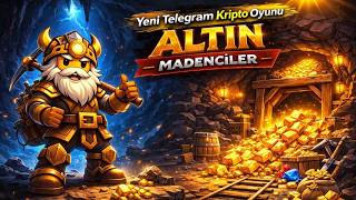 💎 Yeni Çıkan Telegram Kripto Oyunu!  Altın Madenci ( Golden Miner ) İn