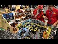 Huge LEGO Batcave with Full Interior, Lights, Motors & More!