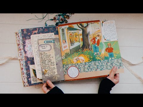 junk journal with me  process video ideas tips