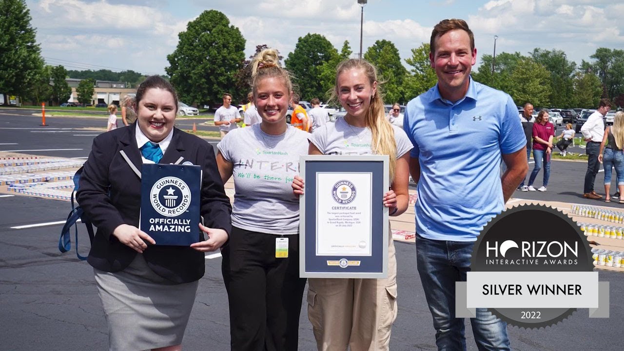 SpartanNash - The Largest Packaged Food Word - Guinness Record