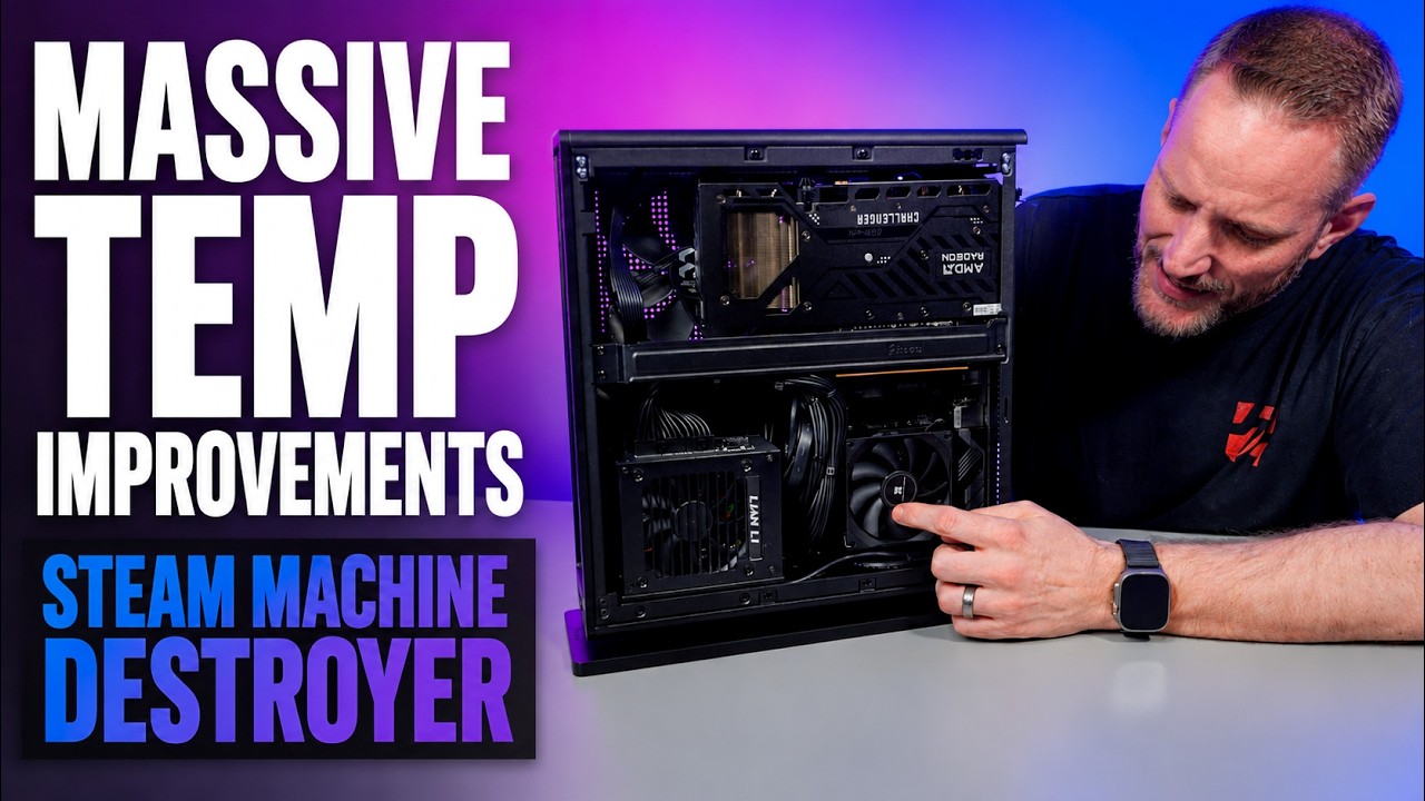 HUGE Cooling Improvements for my DIY Steam Machine!