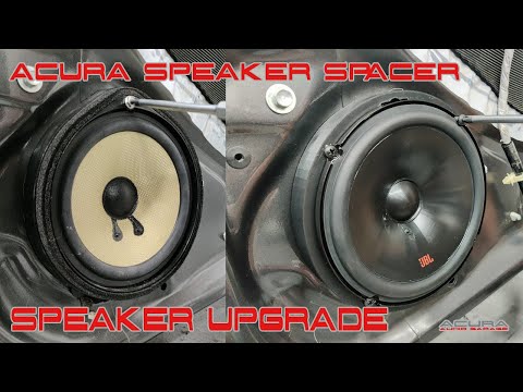 Honda Acura Speaker Spacer Adapter - OEM Factory Speaker Upgrade - DIY Speaker Tweeter Harness