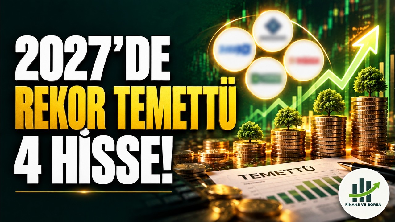 Temettüleri Böyle Devam Ederse 5 Kat Yapacak 4 Hisse!