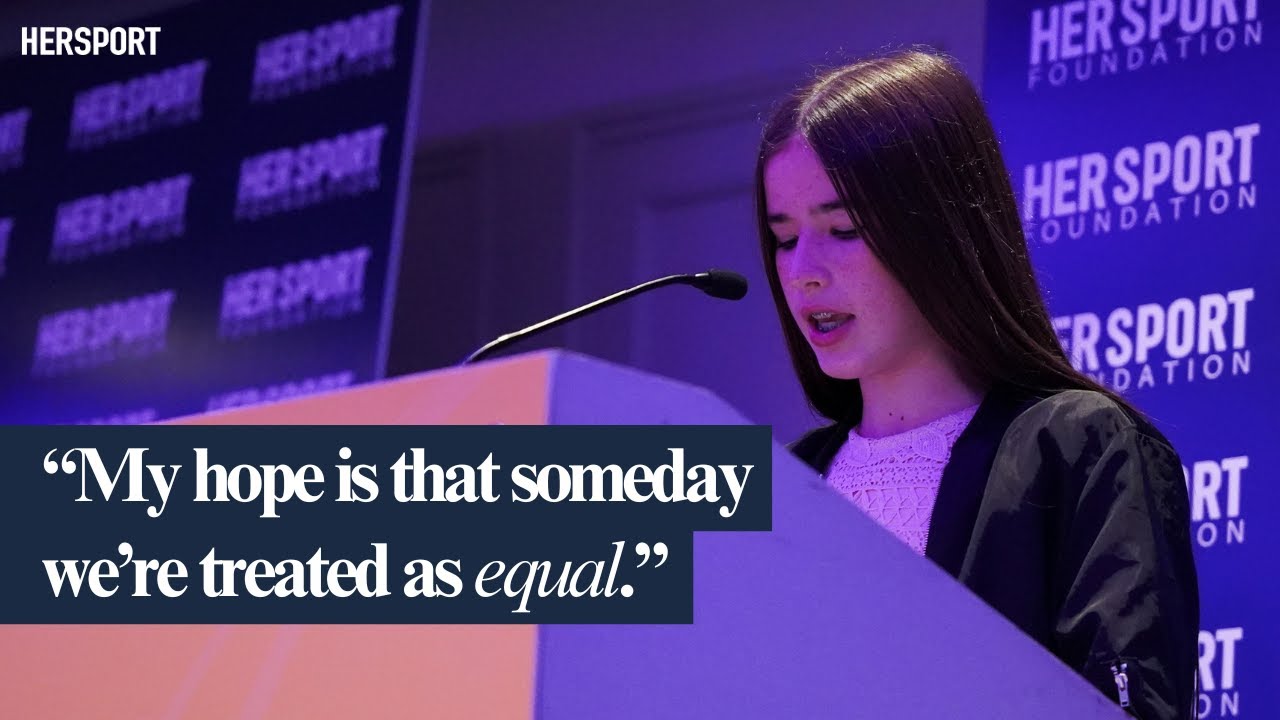 Irish Girl Gives Speech on Gender Inequality in Sport