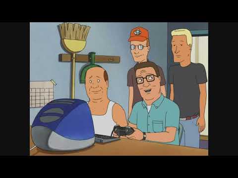 King of the Hill gets addicted to playing a video game of his own life basically with a few changes