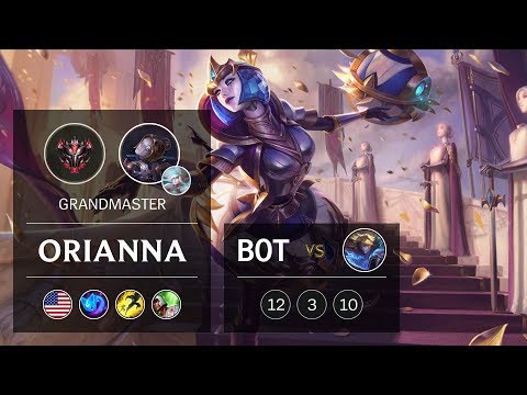 Orianna Bot vs Ezreal - NA Grandmaster Patch 9.5