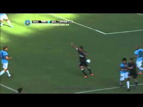 Gol de Saja Racing 1 Belgrano 0 Fecha 9 Torneo Final 2014