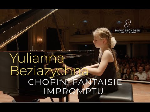 Yulianna Beziazychna | Chopin, Fantaisie Impromptu | Davidsbündler Feest Concert