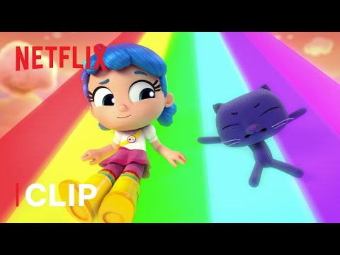 , title : 'Over the Rainbow 🌈 True Rainbow Rescue | Netflix Jr'