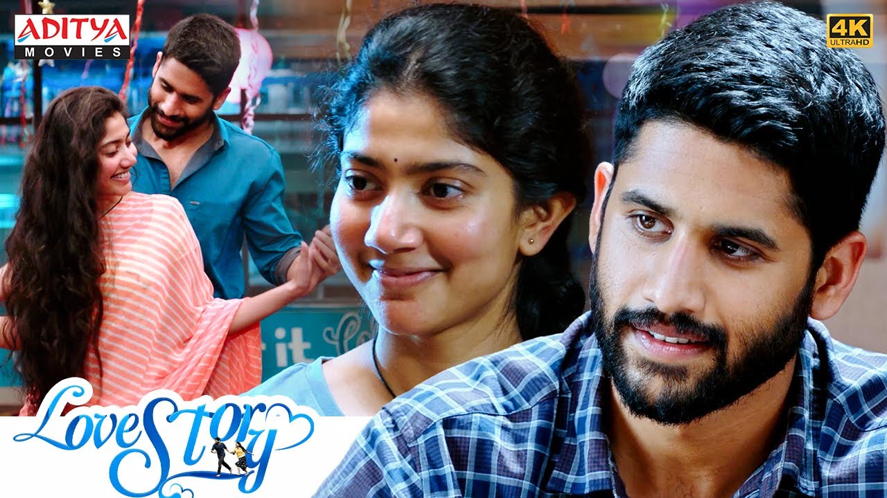 Naga Chaitanya की Love Story Movie Love Scenes | Sai Pallavi | Hindi Dubbed Movies | Aditya Movies