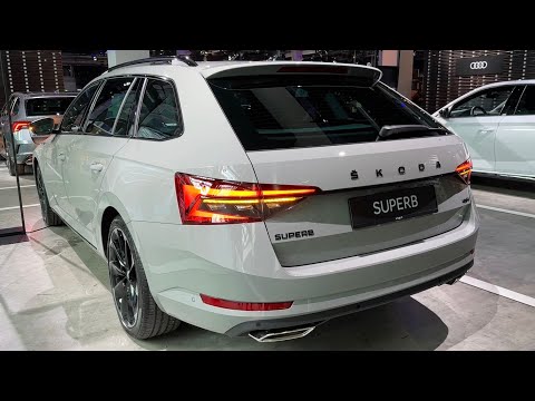 SKODA SUPERB Sportline 2023 – ERSTER BLICK & visueller REVIEW (Combi 280 PS)