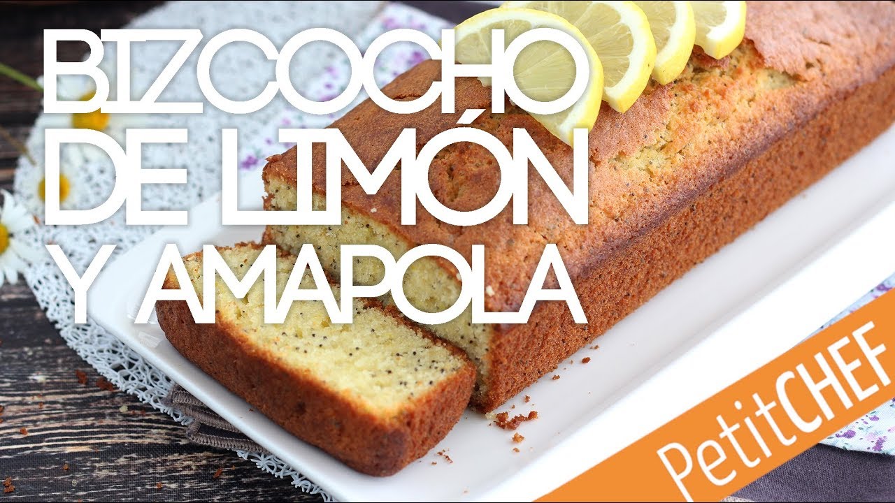 Receta bizcocho de limón y semillas de amapola | Petitchef