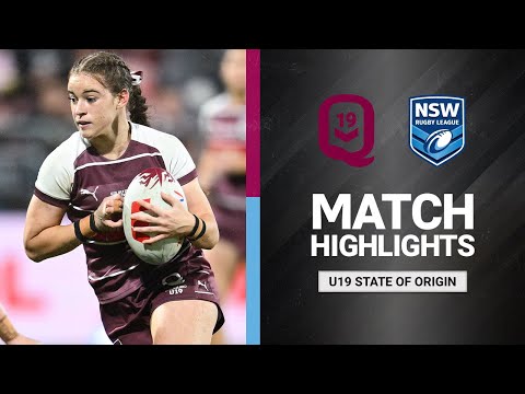 U19s Women’s State of Origin 2023 | Queensland Maroons v New South Wales Blues | Match Highlights