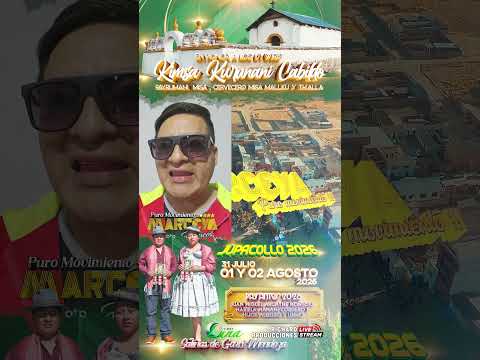 #AGRUPACIÓN_CONFIRMADO #AGRUPACION_MARCEYA Jupacollo 2026 – Ayllu Yaretani - Salinas de G M