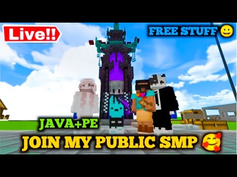 RGS47FF - Join My 1.20 Public Smp | Minecraft Live Java + Pocket Edition | @rgs47ff