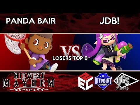 Midwest Mayhem Ultimate - Losers Top 8 - Panda Bair (Villager) Vs. JDB! (Inkling)