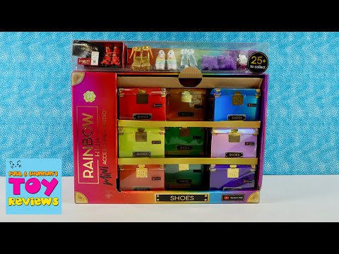 Rainbow High Doll Mini Accessories Studio Shoes Blind Box Packs Unboxing Review | PSToyReviews