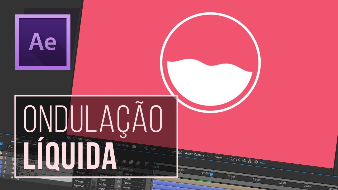 ANIMAÇÃO de ONDAS LÍQUIDAS no After Effects