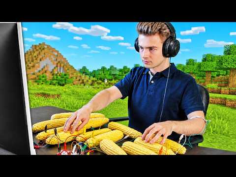 Kivittem a Minecraftot Kukoricákkal, és Megettem őket